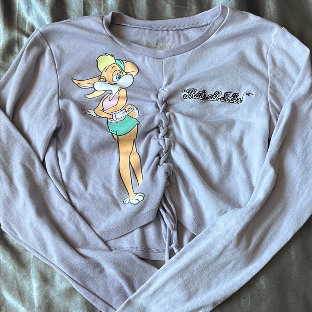 Looney Tunes Lavender Long Sleeve Top